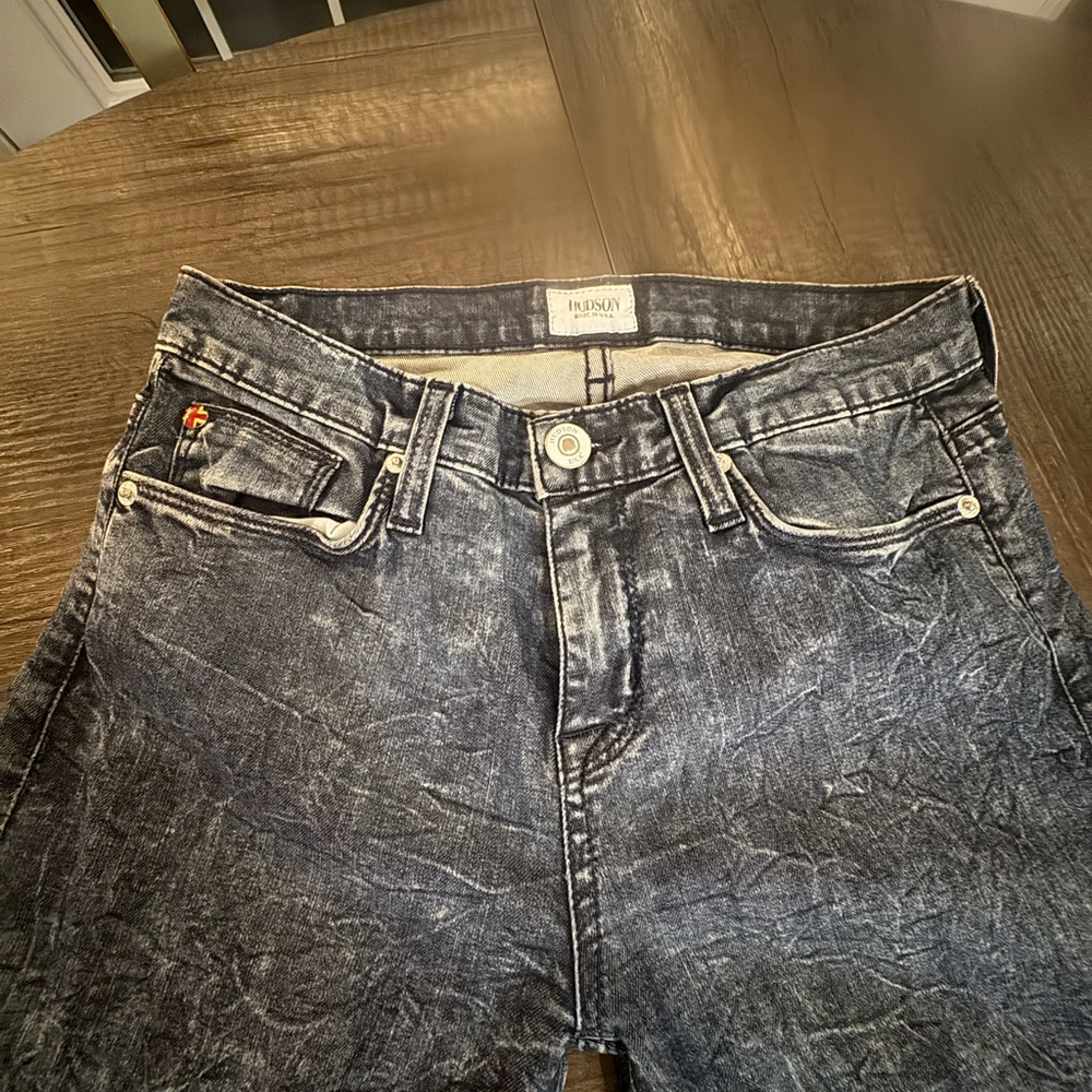 Hudson Jeans Acid Wash Skinny Jeans Size 26 - Picture 4 of 10